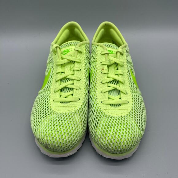 Nike Cortez Ultra BR Breathe Shoes Womens 8 Neon Green Running Lightweight Walk - Picture 2 of 8